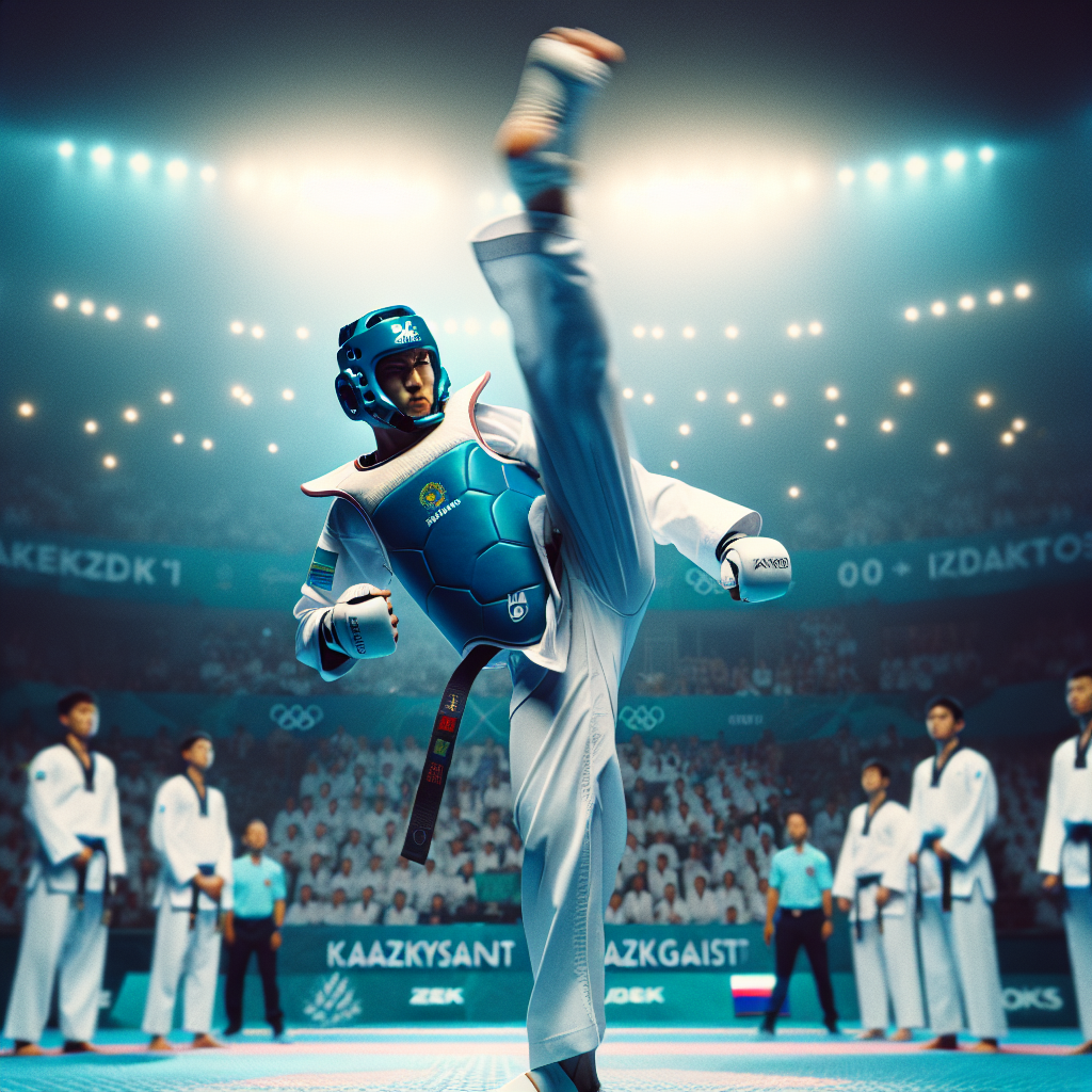 Kazakhstan taekwondo team prepares to fight for Islamic Games bronze medal